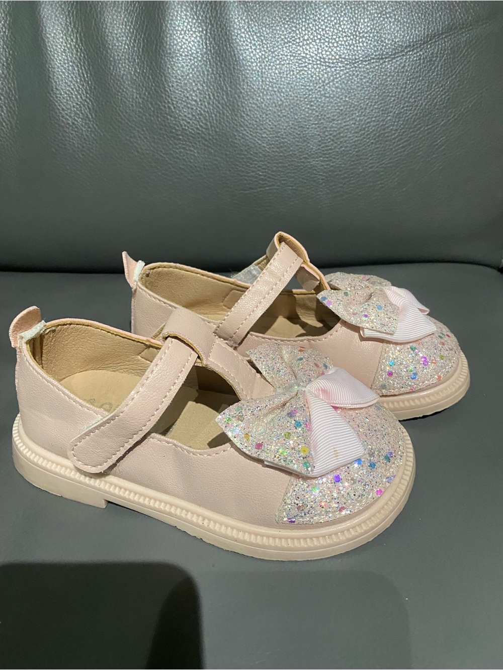 Girls' Sparkle Strap Dress Shoes